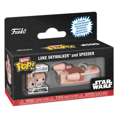 FUNKO BITTY POP STAR WARS - LUKE SKYWALKER AND SPEEDER (85519)