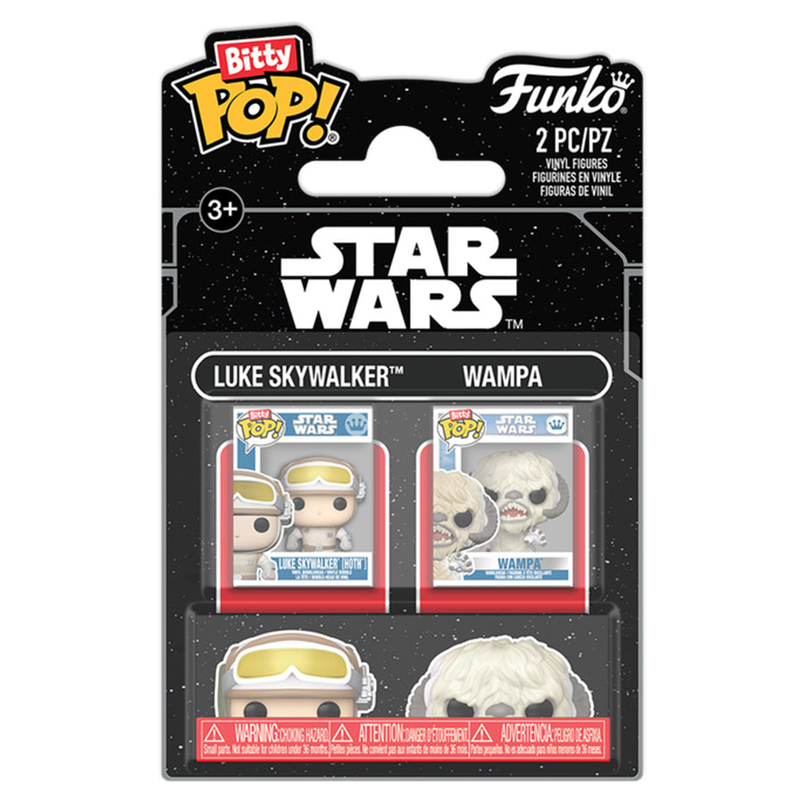 FUNKO BITTY POP STAR WARS - LUKE SKYWALKER & WAMPA 2-PACK (88943) BRINDE