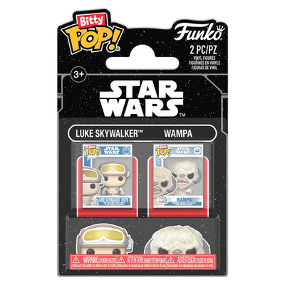 FUNKO BITTY POP STAR WARS - LUKE SKYWALKER & WAMPA 2-PACK (88943)