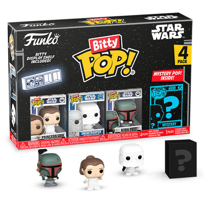 FUNKO BITTY POP STAR WARS: THE EMPIRE STRIKES BACK - PRINCESS LEIA 4-PACK (83670)