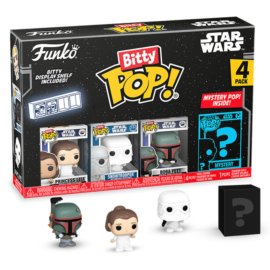 FUNKO BITTY POP STAR WARS: THE EMPIRE STRIKES BACK - PRINCESS LEIA 4-PACK (83670)