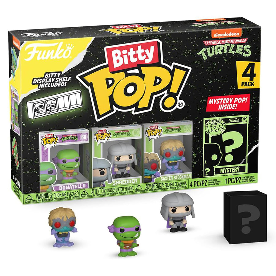 FUNKO BITTY POP TEENAGE MUTANT NINJA TURTLES 4-PACK - DONATELLO (71508) BRINDE