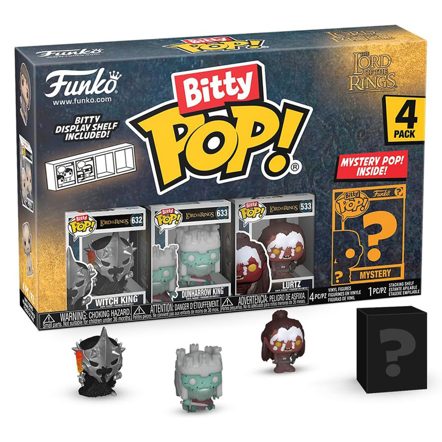 FUNKO BITTY POP THE LORD OF THE RINGS - WITCH KING 4-PACK (75445) BRINDE