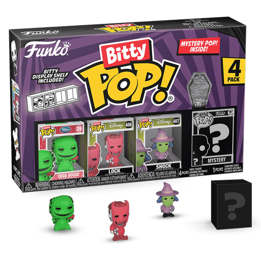 FUNKO BITTY POP THE NIGHTMARE BEFORE CHRISTMAS 4-PACK - BOOGIE (73019) BRINDE
