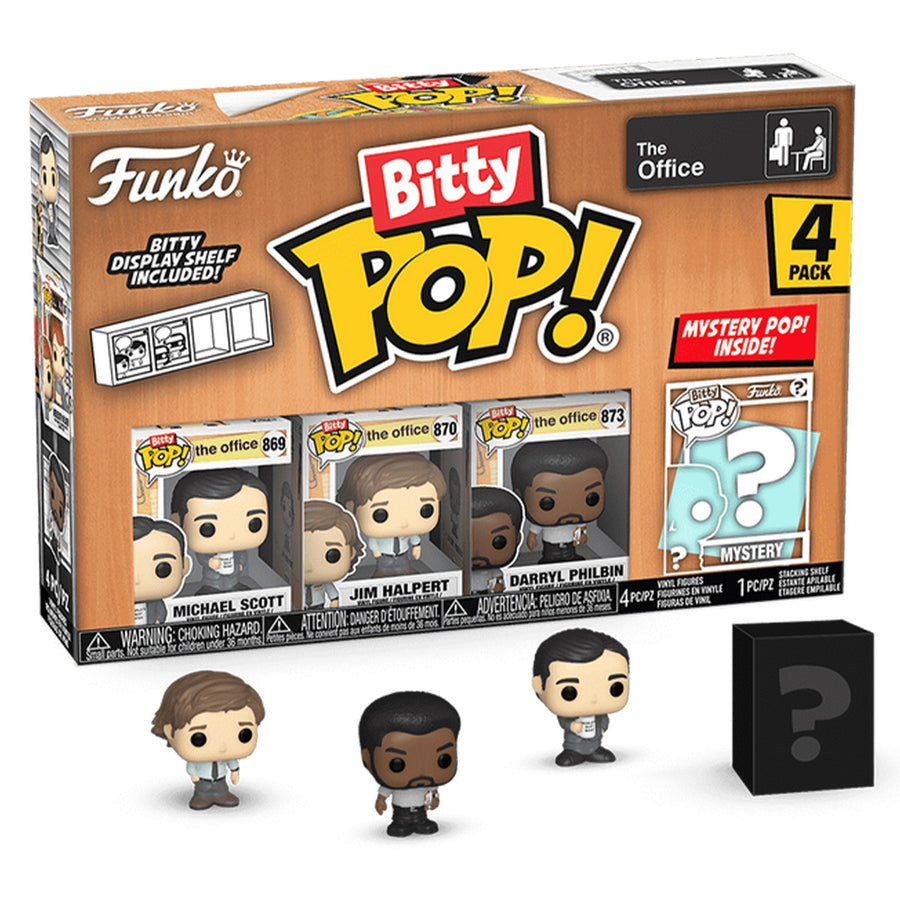 FUNKO BITTY POP THE OFFICE - MICHAEL SCOTT 4-PACK (75487) BRINDE