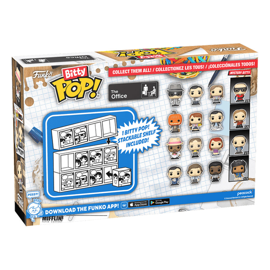 FUNKO BITTY POP THE OFFICE - STANLEY 4-PACK (75486)