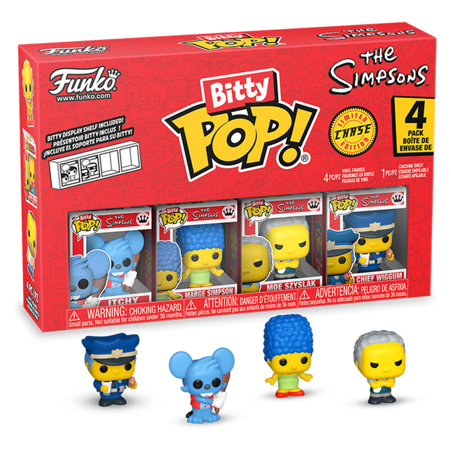FUNKO BITTY POP THE SIMPSONS - ITCHY 4-PACK (85708) BRINDE