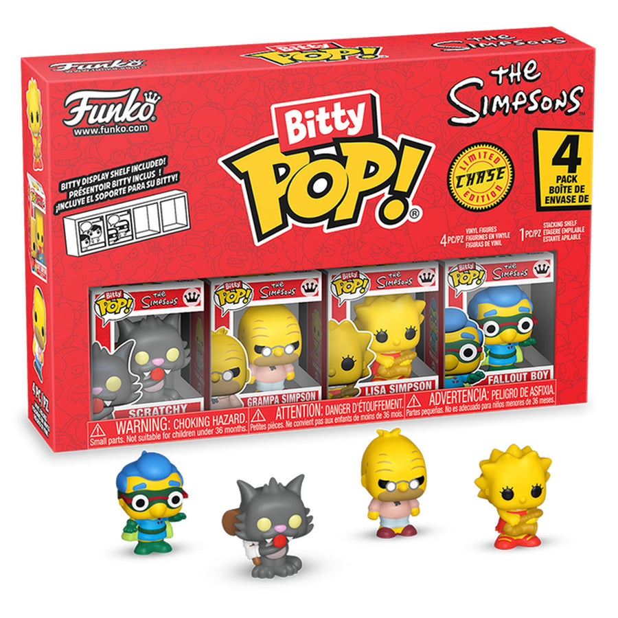 FUNKO BITTY POP THE SIMPSONS - SCRATCHY 4-PACK (85710) BRINDE