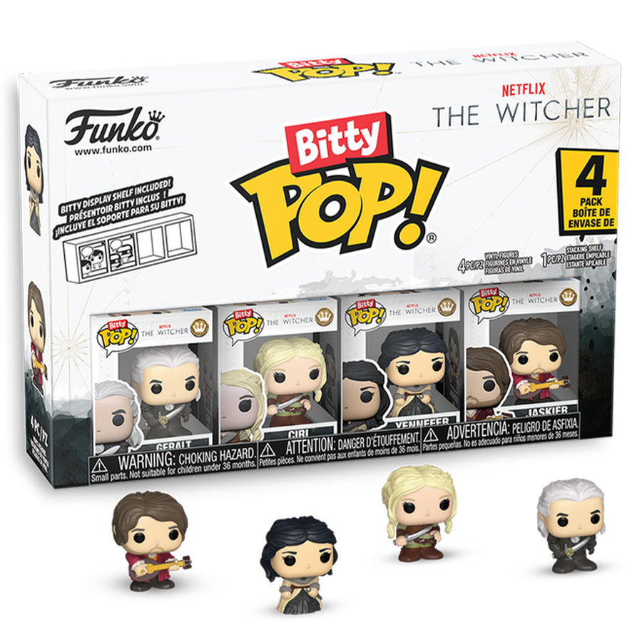 FUNKO BITTY POP THE WITCHER - GERALT 4-PACK (86125) BRINDE