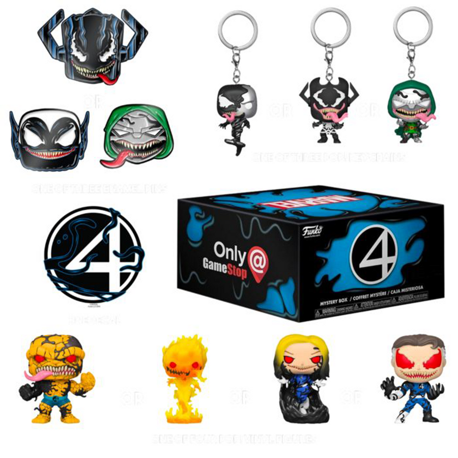 FUNKO MYSTERY BOX MARVEL - VENOMIZED FANTASTIC FOUR BRINDE
