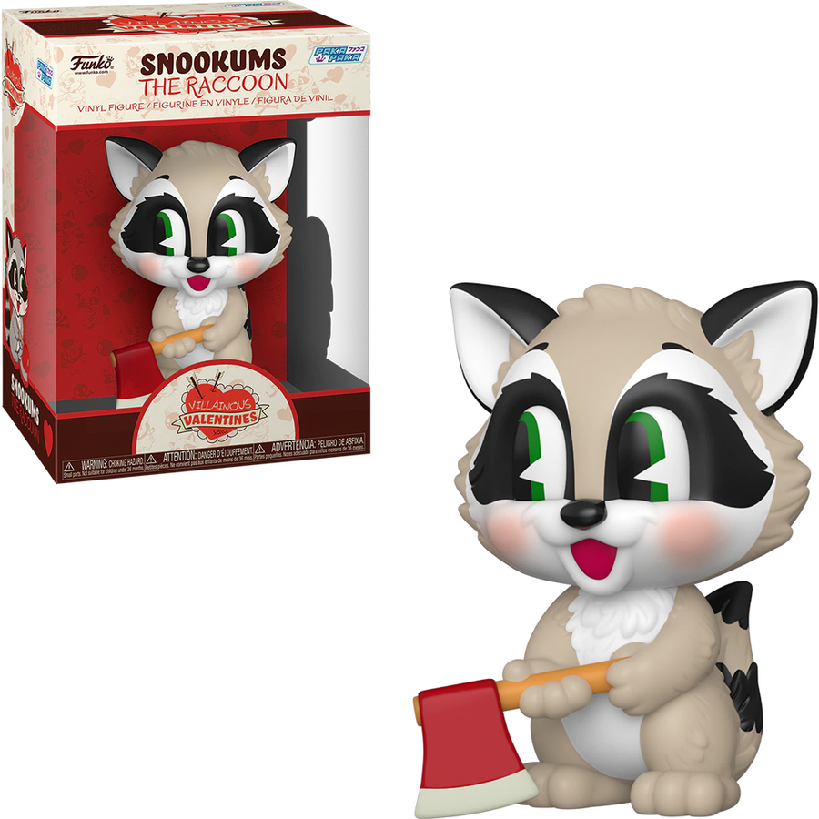 FUNKO PAKA PAKA VILLAINOUS VALENTINES - SNOOKUMS THE RACCOON