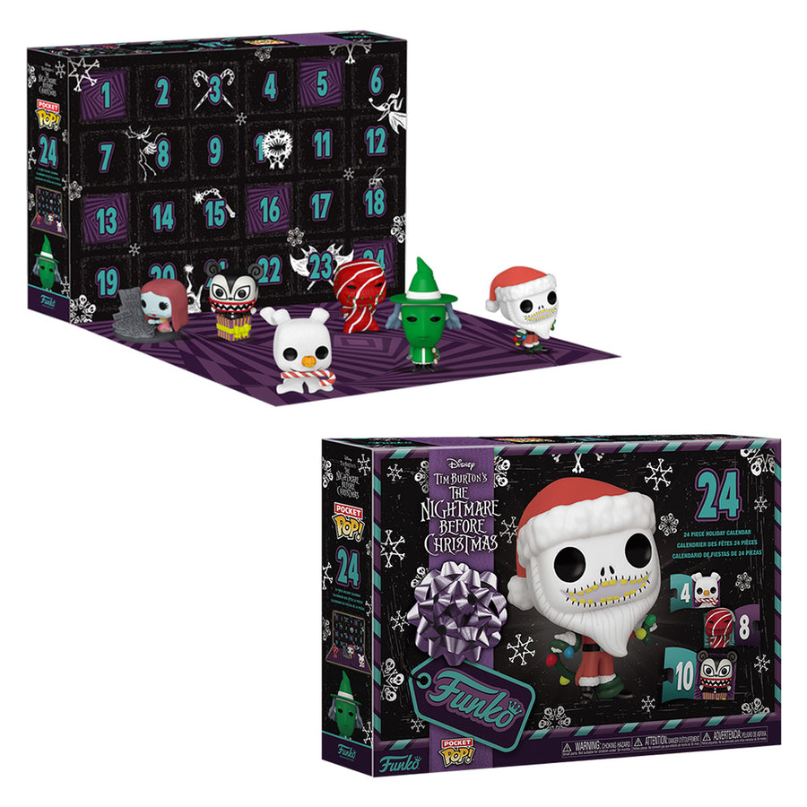 FUNKO POCKET POP CALENDAR DISNEY THE NIGHT BEFORE CHRISTMAS - 24-DAY COUNTDOWN (86098) BRINDE