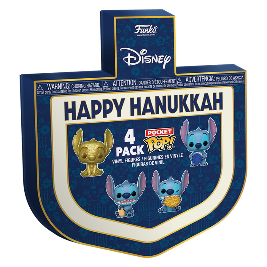 FUNKO POCKET POP DISNEY HAPPY HANUKKAH STITCH 4-PACK