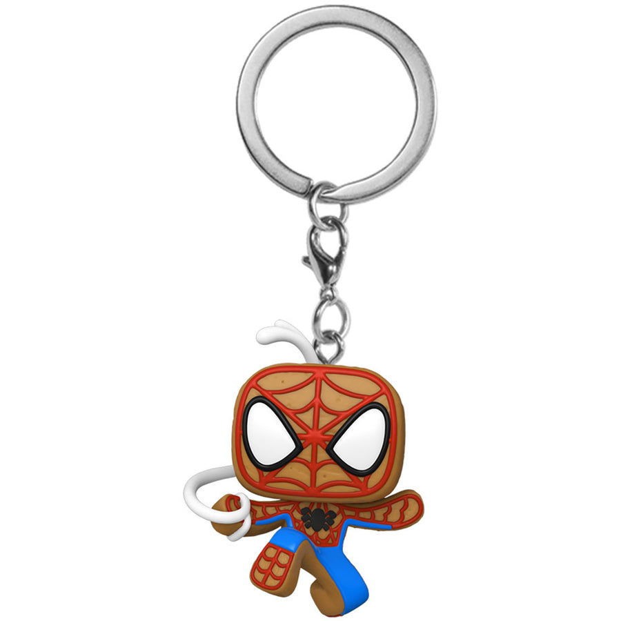 CHAVEIRO FUNKO POCKET POP KEYCHAIN MARVEL HOLIDAY EXCLUSIVE - SPIDER-MAN BRINDE
