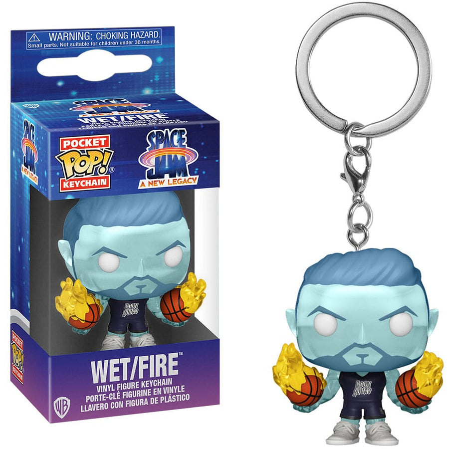 CHAVEIRO FUNKO POCKET POP KEYCHAIN SPACE JAM: A NEW LEGACY - WET/FIRE BRINDE