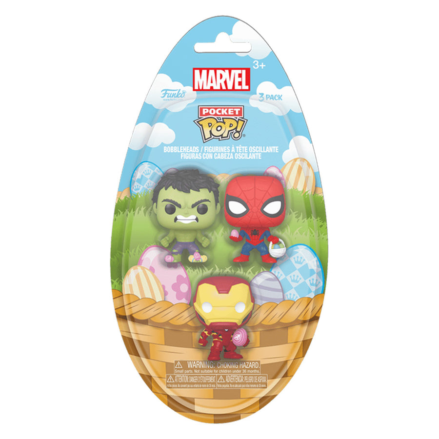 FUNKO POCKET POP MARVEL EASTER 3-PACK (86143) BRINDE