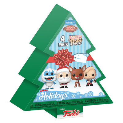 FUNKO POCKET POP RUDOLPH THE RED-NOSED REINDEER 4-PACK (73924)