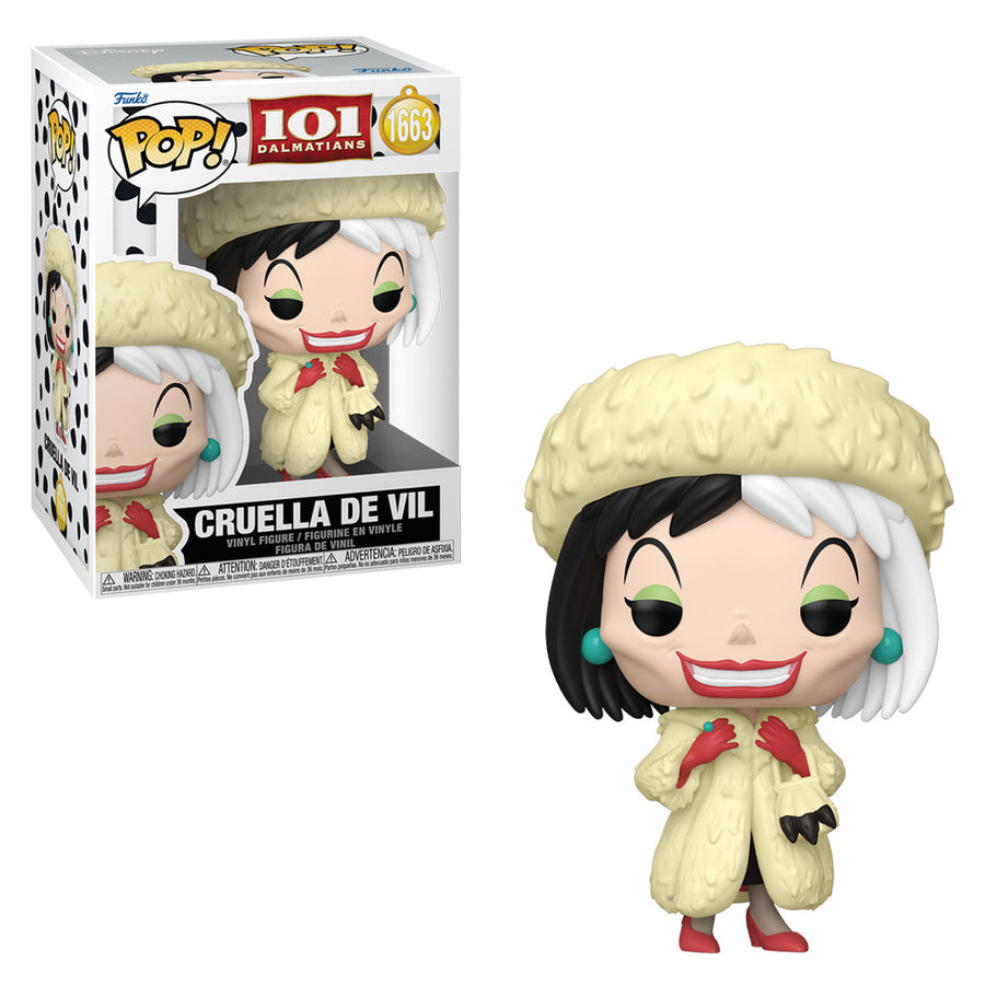 FUNKO POP 101 DALMATIANS - CRUELLA DE VIL 1663 BRINDE
