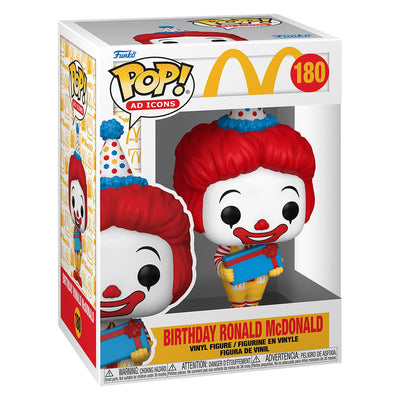 FUNKO POP AD ICONS MCDONALDS - BIRTHDAY RONALD MCDONALD 180