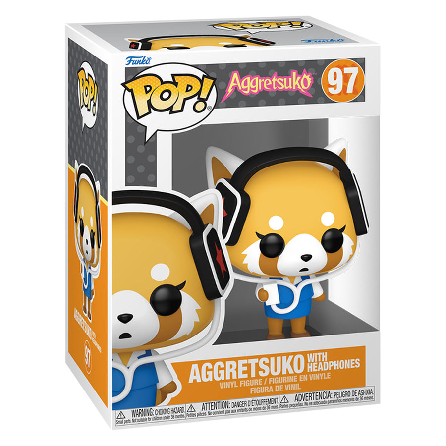 FUNKO POP AGGRETSUKO - AGGRETSUKO WITH HEADPHONES 97