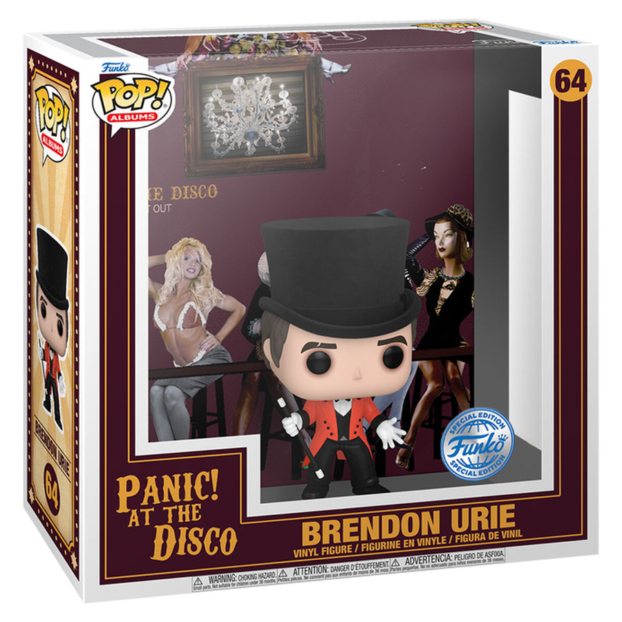FUNKO POP ALBUMS PANIC! AT THE DISCO: A FEVER YOU CAN'T SWET OUT EXCLUSIVE - BRANDON URIE 64