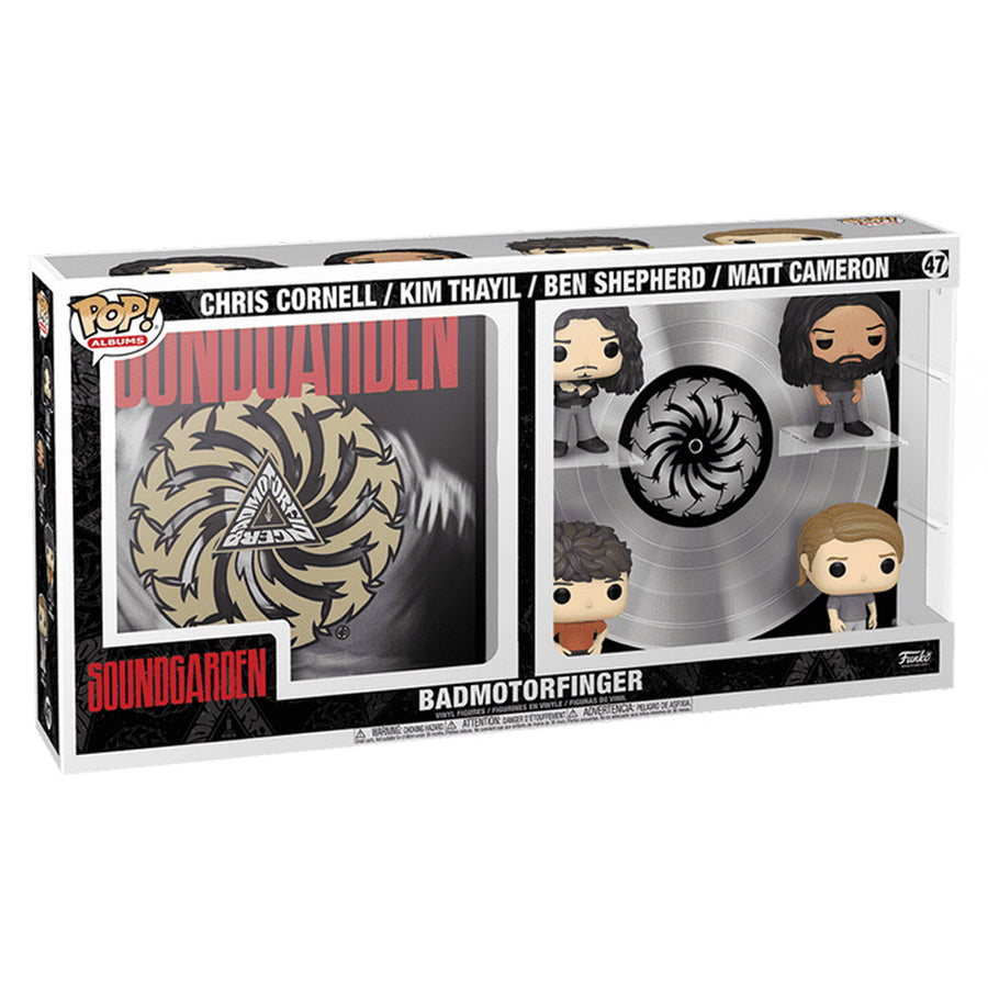 FUNKO POP ALBUMS SOUNDGARDEN: BADMOTORFINGER - CHRIS CORNELL / KIM THAYIL / BEN SHEPHERD / MATT CAMERON (70825)