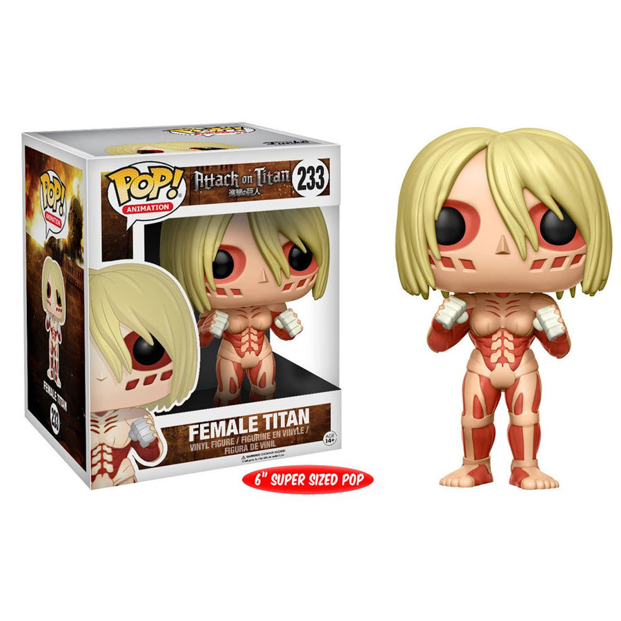 FUNKO POP ANIMATION ATTACK ON TITAN FEMALE - TITAN *SIZED* 233 BRINDE