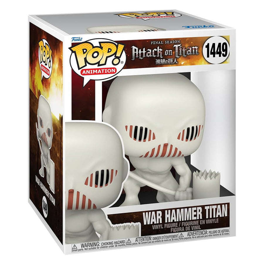 FUNKO POP ANIMATION ATTACK ON TITAN SUPER SIZED - WAR HAMMER TITAN 1449