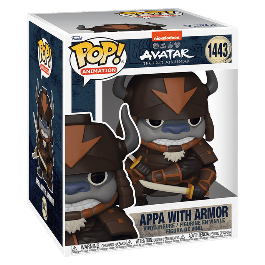 FUNKO POP ANIMATION AVATAR THE LAST AIRBENDER SUPER SIZED - APPA WITH ARMOR 1443