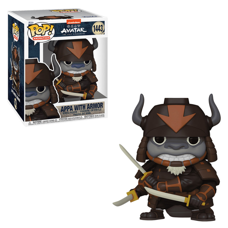 FUNKO POP ANIMATION AVATAR THE LAST AIRBENDER SUPER SIZED - APPA WITH ARMOR 1443