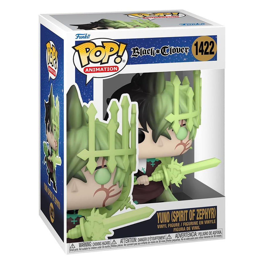 FUNKO POP ANIMATION BLACK CLOVER - YUNO (SPIRIT OF ZEPHYR) 1422