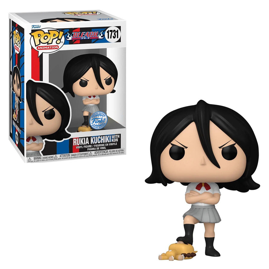FUNKO POP ANIMATION BLEACH EXCLUSIVE - RUKIA KUCHIKI WITH KON 1731 BRINDE
