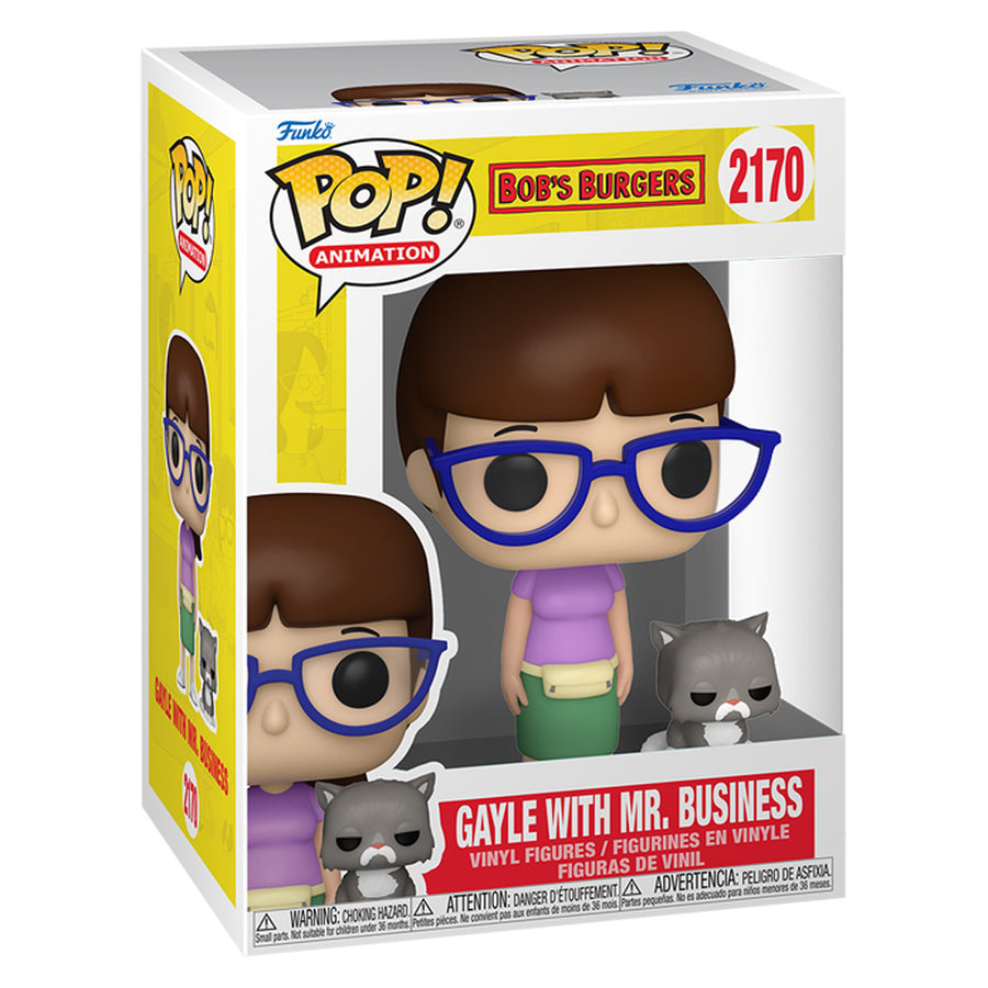 FUNKO POP ANIMATION BOB'S BURGERS - GAYLE WITH MR. BUSINESS 2170