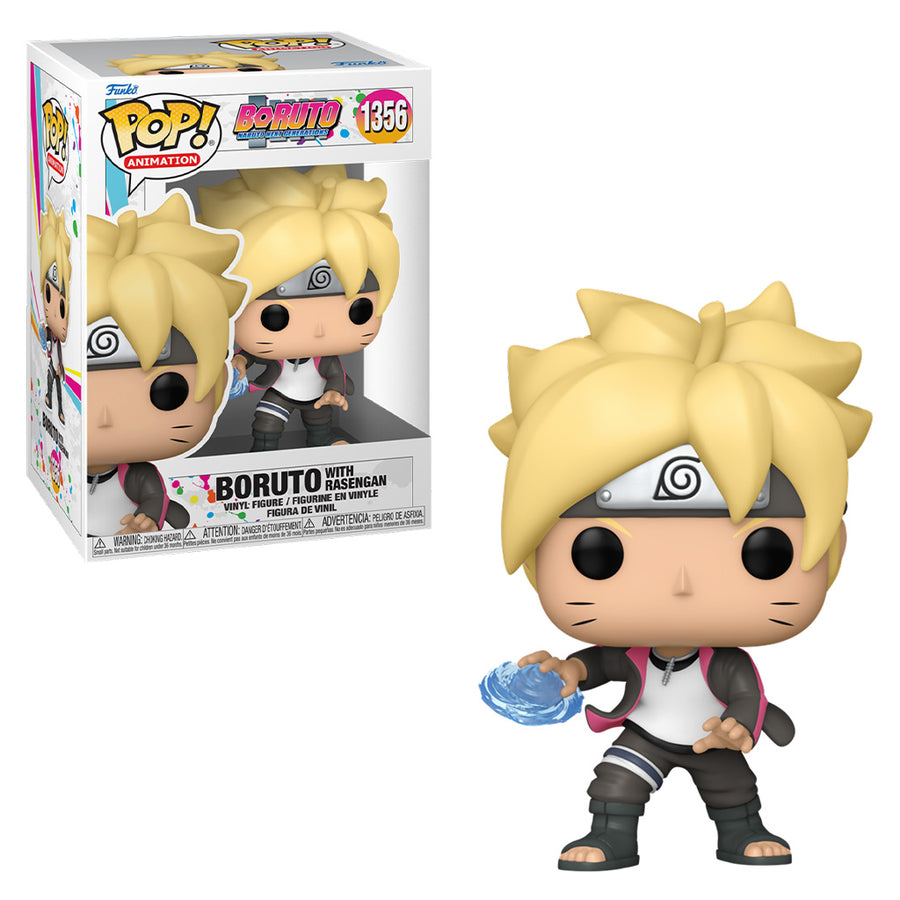 FUNKO POP ANIMATION BORUTO: NARUTO NEXT GENERATIONS - UZUMAKI BORUTO WITH RASENGAN 1356 BRINDE
