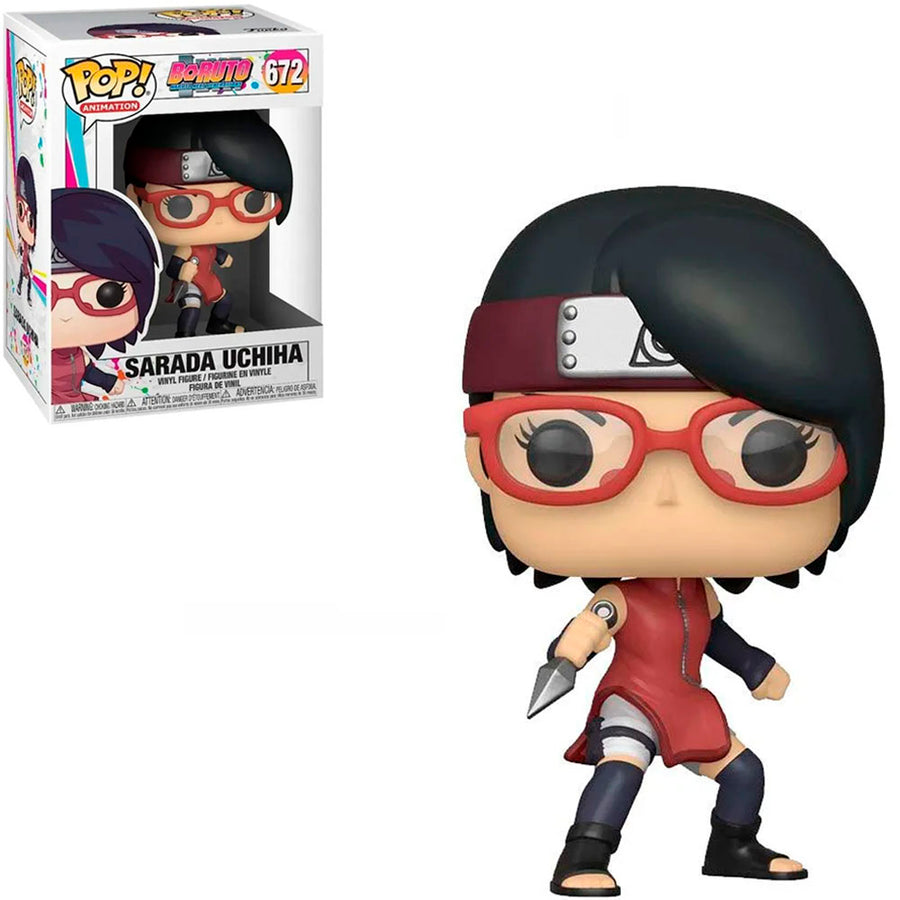 FUNKO POP ANIMATION BORUTO - SARADA UCHIHA 672 BRINDE