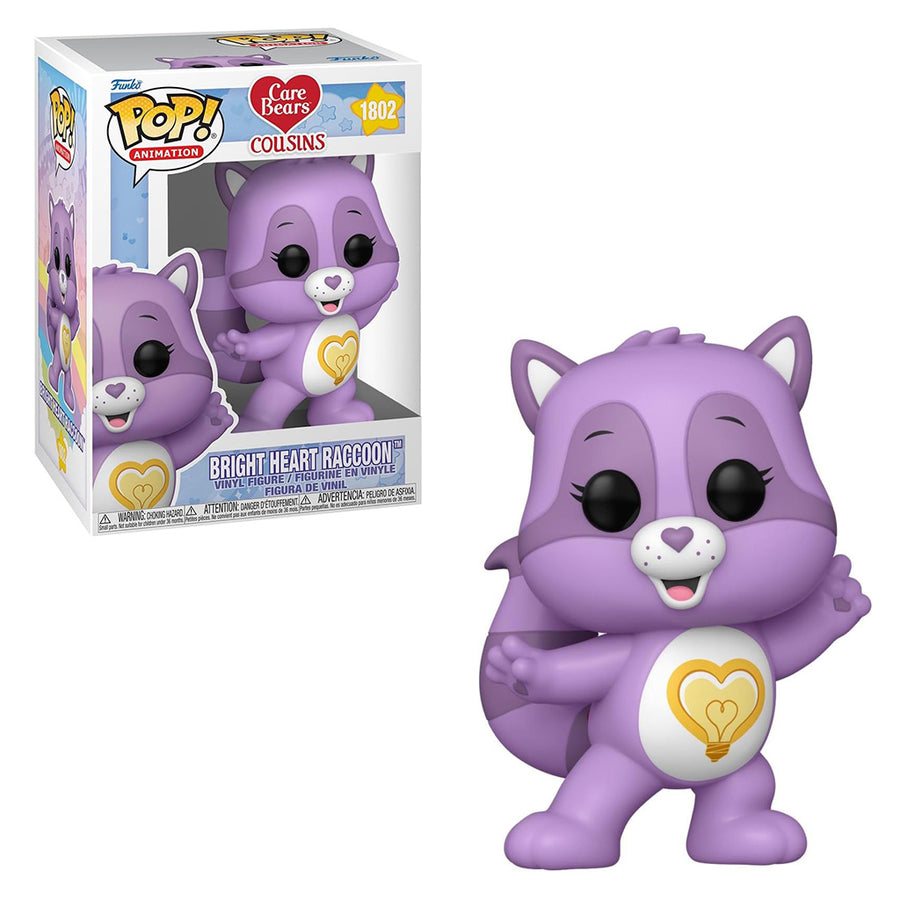 FUNKO POP ANIMATION CARE BEARS COUSINS - BRIGHT HEART RACCOON 1802 BRINDE