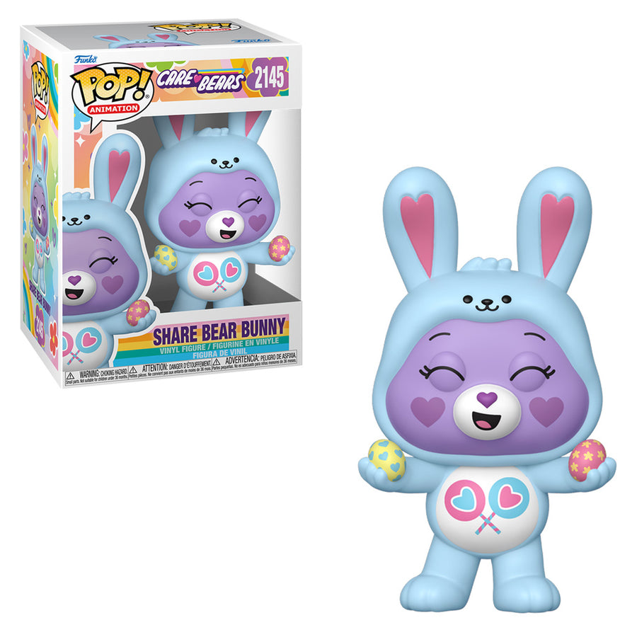 FUNKO POP ANIMATION CARE BEARS - SHARE BEAR BUNNY 2145 BRINDE