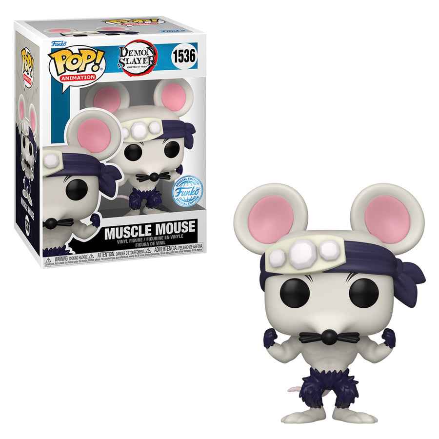 FUNKO POP ANIMATION DEMON SLAYER: KIMETSU NO YAIBA EXCLUSIVE - MUSCLE MOUSE 1536 BRINDE