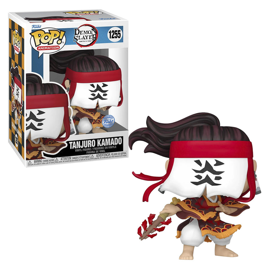 FUNKO POP ANIMATION DEMON SLAYER: KIMETSU NO YAIBA EXCLUSIVE - TANJURO KAMADO 1255 BRINDE