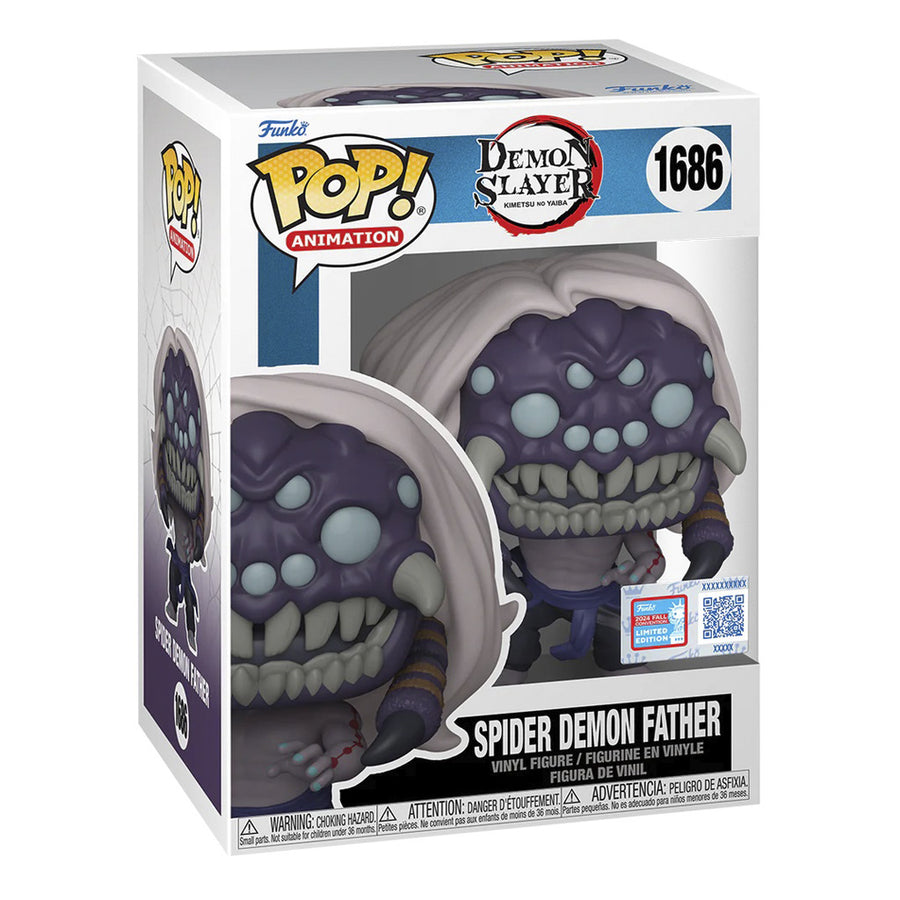 FUNKO POP ANIMATION DEMON SLAYER: KIMETSU NO YAIBA NEW YORK COMIC CON 2024 - SPIDER DEMON FATHER 1686