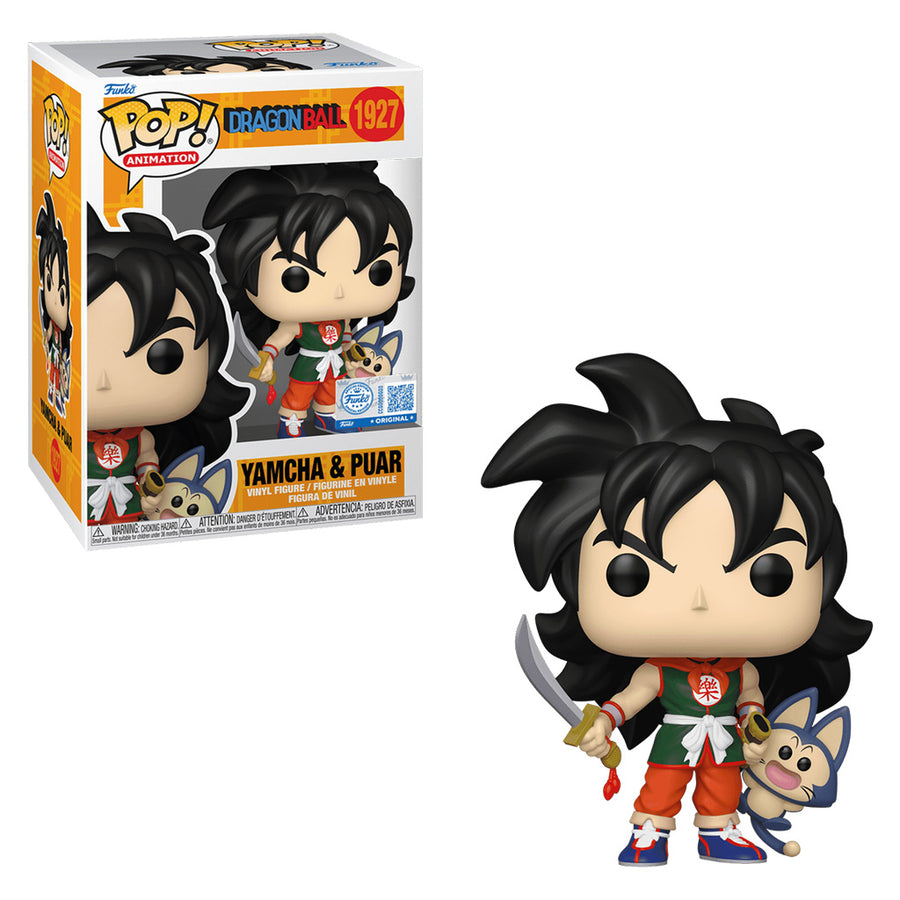FUNKO POP ANIMATION DRAGON BALL EXCLUSIVE - YAMCHA & PUAR 1927 BRINDE