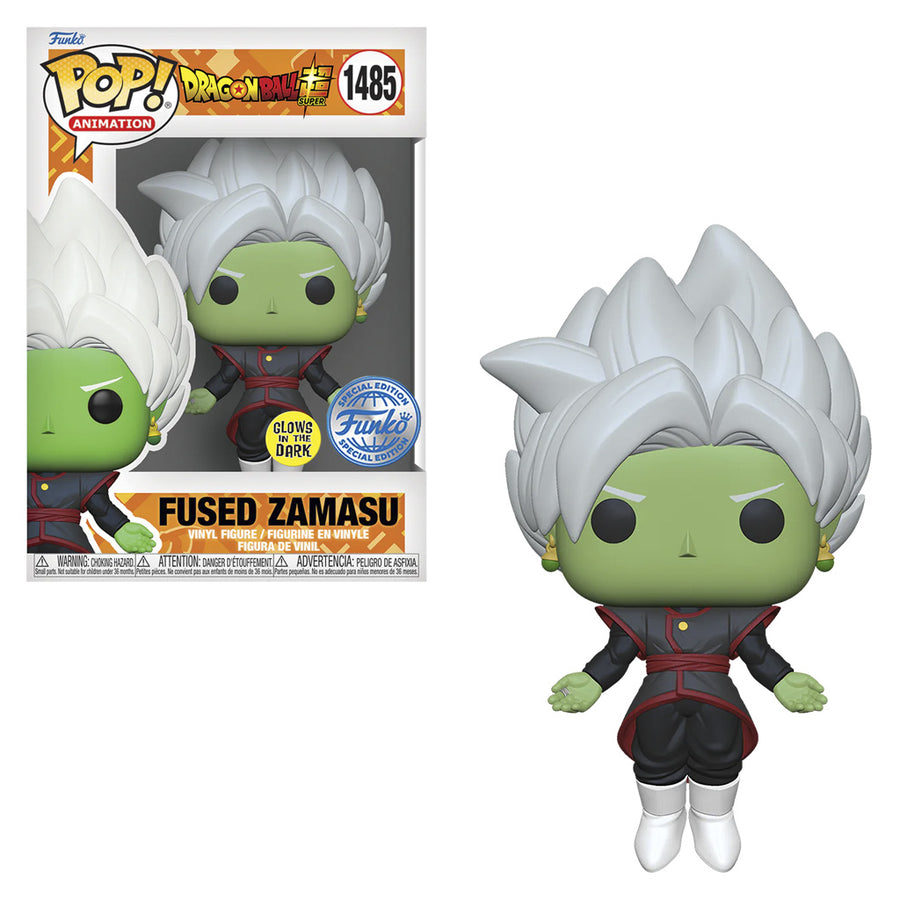 FUNKO POP ANIMATION DRAGON BALL SUPER EXCLUSIVE - FUSED ZAMASU 1485 (GLOWS IN THE DARK) BRINDE
