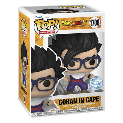 FUNKO POP ANIMATION DRAGON BALL SUPER: SUPER HERO EXCLUSIVE - GOHAN IN CAPE 1708