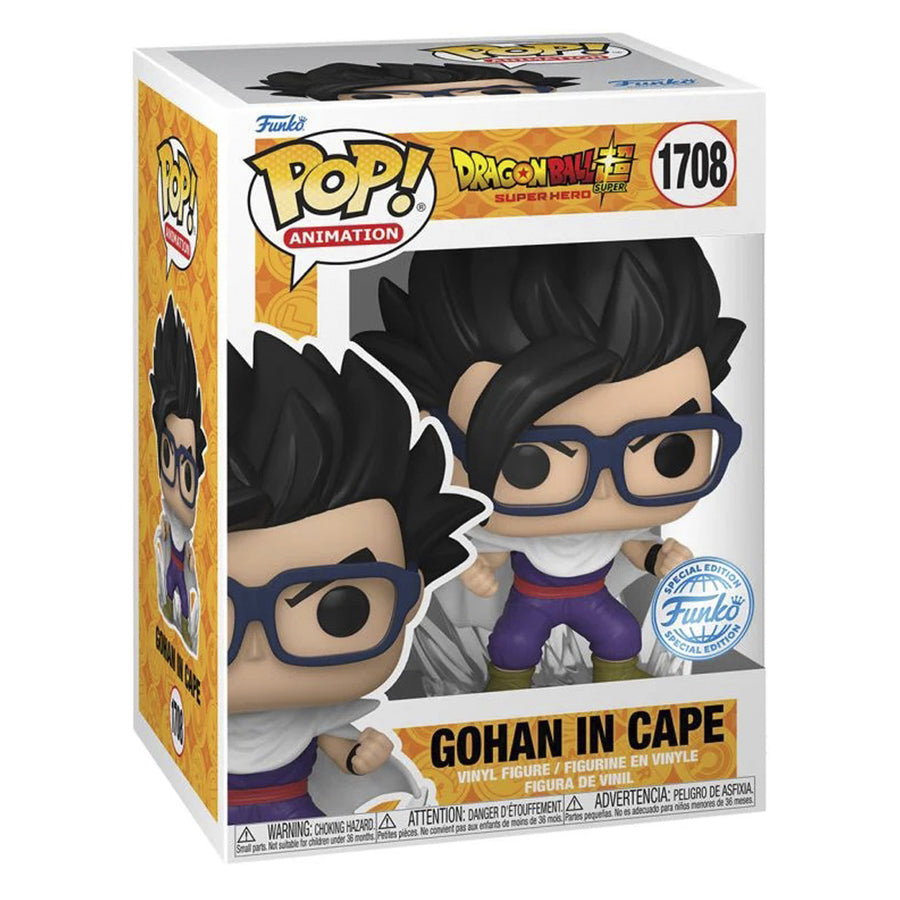 FUNKO POP ANIMATION DRAGON BALL SUPER: SUPER HERO EXCLUSIVE - GOHAN IN CAPE 1708