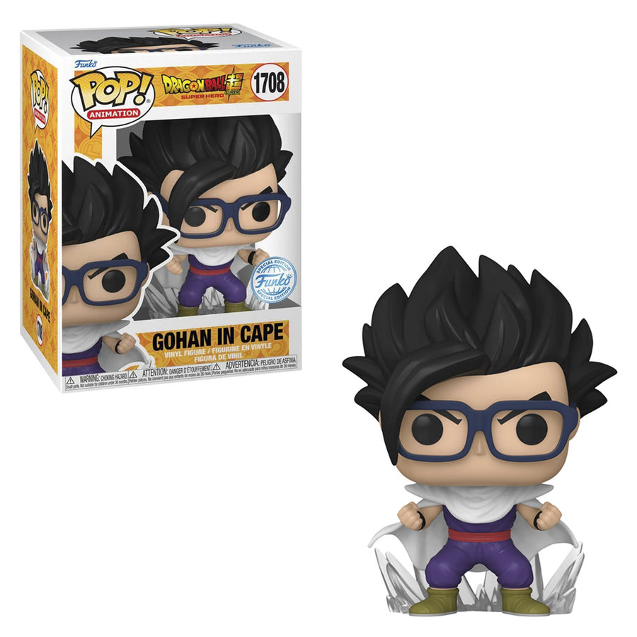 FUNKO POP ANIMATION DRAGON BALL SUPER: SUPER HERO EXCLUSIVE - GOHAN IN CAPE 1708