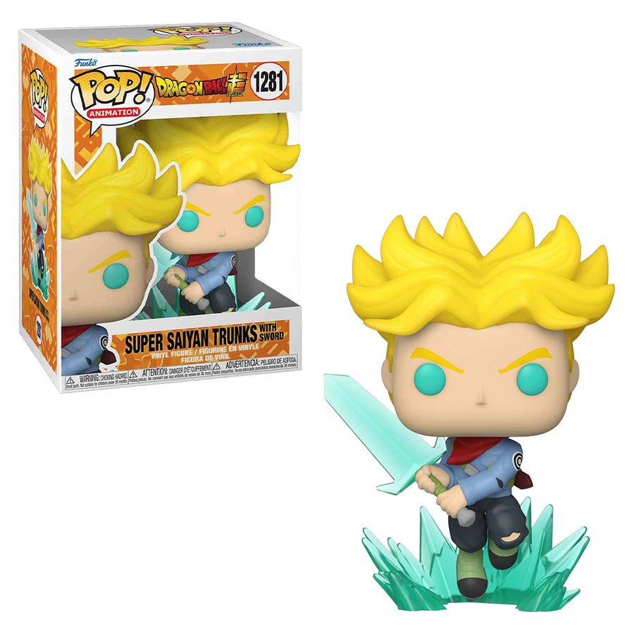 FUNKO POP ANIMATION DRAGON BALL SUPER - TRUNKS SUPER SAIYAN 1281 BRINDE