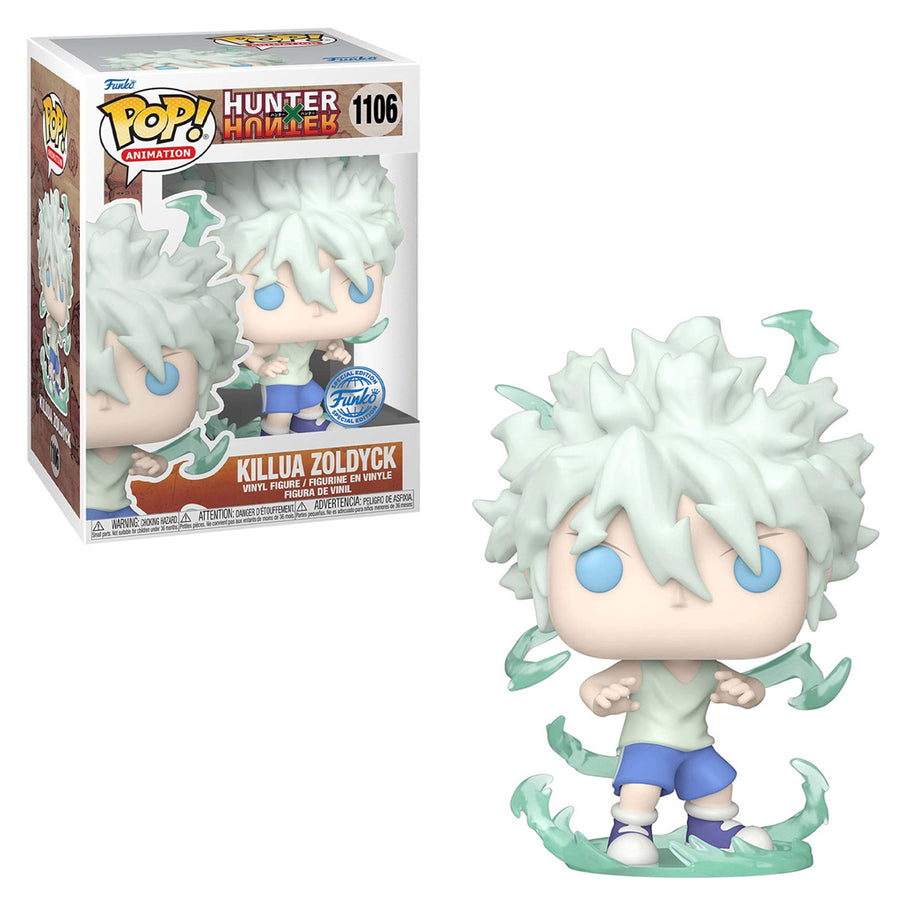 FUNKO POP ANIMATION HUNTER X HUNTER EXCLUSIVE - KILLUA ZOLDYCK 1106 BRINDE