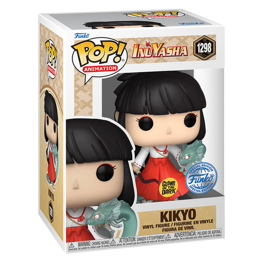 FUNKO POP ANIMATION INUYASHA EXCLUSIVE - KIKYO 1298 (GLOWS IN THE DARK)