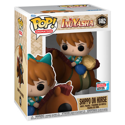 FUNKO POP ANIMATION INUYASHA NEW YORK COMIC CON 2023 SUPER SIZED - SHIPPO ON HORSE 1462