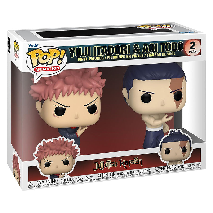 FUNKO POP ANIMATION JUJUTSU KAISEN - YUJI ITADORI & AOI TODO 2-PACK (72041)